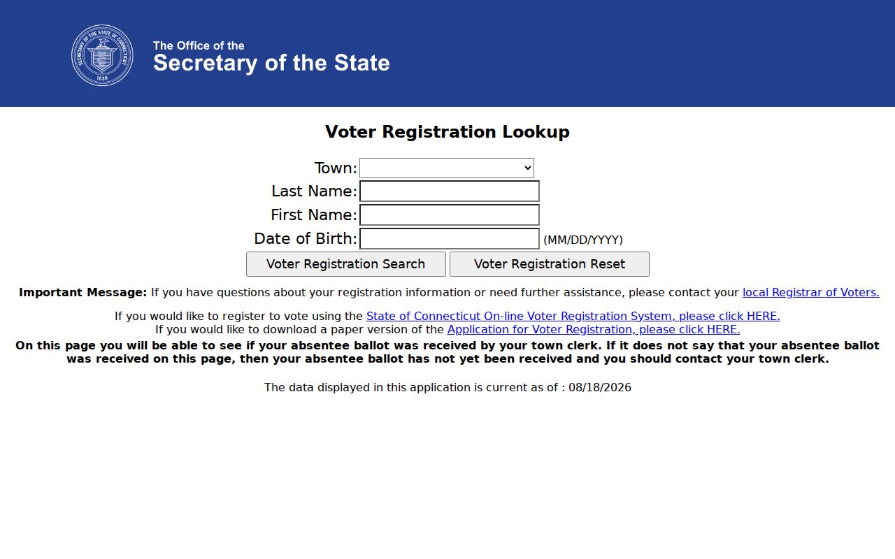 Groton residents directory Connecticut voter lookup